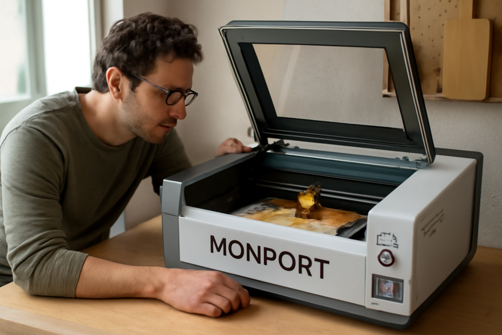 Обзор лазерного станка Monport 40W CO2 характеристики